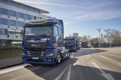 Dachser réceptionne 12&nbsp;MAN eTGX ultra-bas