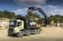 Volvo unveils its FMX 8x6 40T dump truck