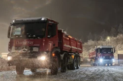 Oberhof&nbsp;: des Arocs en soutien logistique de la Coupe du monde de biathlon