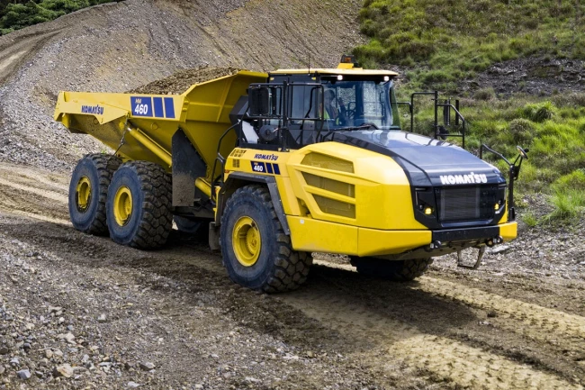 HM460-6, nieuwe knikdumper van Komatsu