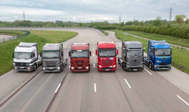 Mercedes-benz trucks celebra 30 anos do actros
