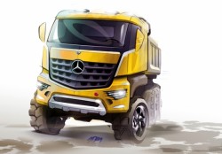Le Mercedes Arocs, future star des chantiers !
