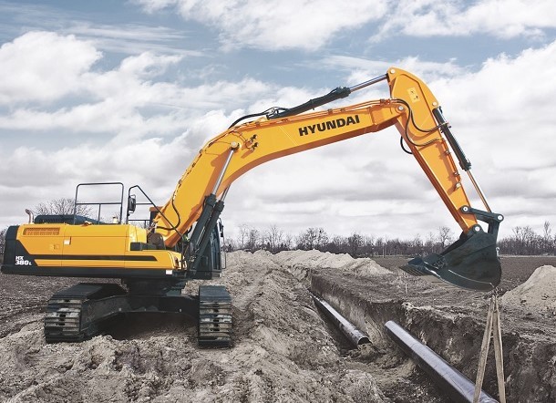 La pelle Hyundai HX 380 L idéale pour les grands travaux de terrassement