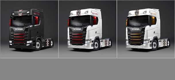 Deux séries limitées Scania en partenariat avec B.R.M