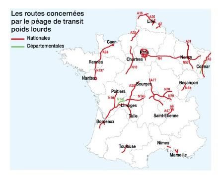 Ecotaxe remplacée par un péage de transit poids lourds