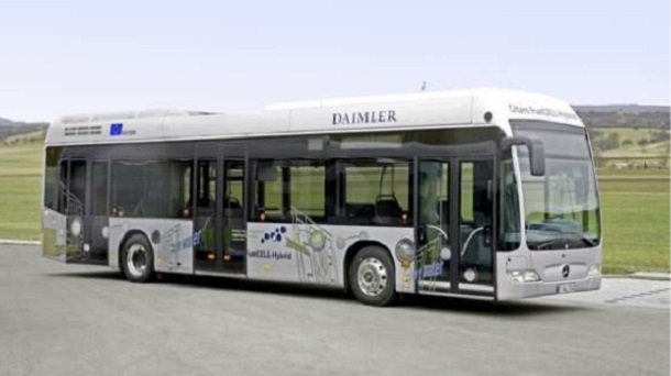 Le bus Mercedes Citaro Fuel Cell Hybrid.