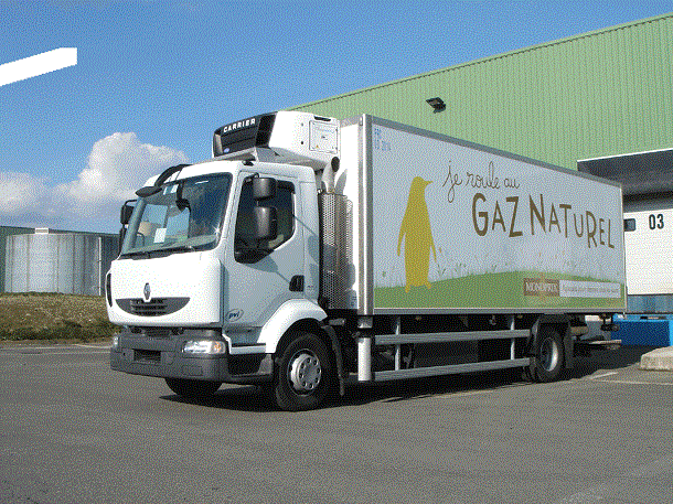 Renault Midlum GNV для доставки на ПГ.