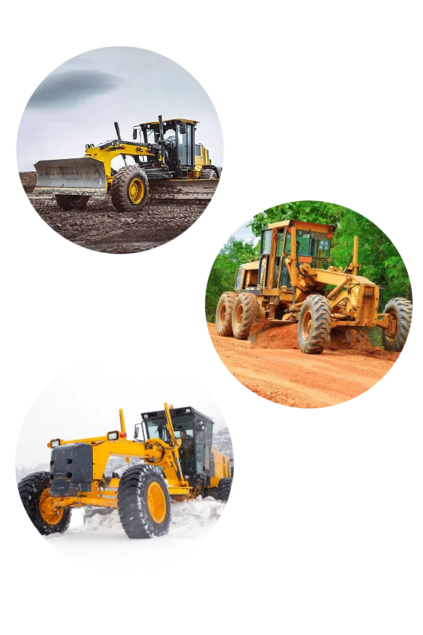 Niveleuse - Variété des travaux : terrassement, exploitation minière, aménagement paysager, construstion de route et agriculture