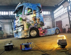 Concours du plus beau camion décoré par Renault Trucks